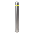 Bolardo Fijo / Acero Inoxidable SS304 / 900 mm (2.95 ft) / Ø 114 mm / Espesor 2 mm / Operación Manual