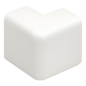 Esquinero exterior, para uso con canaleta LD3, material ABS, Color Blanco Mate