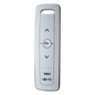 Control remoto 5 canales para motores de persiana Somfy con señal inalámbrica, instrucciones: sube, baja y detener, con posición favorita programada.