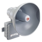 Sirena electrónica de alta potencia multitono y multivoltaje