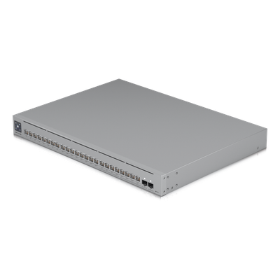 UniFi Switch Pro Max 24 POE, 24 puertos (8 puertos POE++ 2.5 GbE y 16 puertos GbE POE+), 2 puertos SFP+ 10G, 400W, pantalla táctil