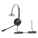 Diadema Monoaural / Audio HD Wideband / Cancelación Pasiva de Ruido / Brazo Ajustable 260° / Conexión RJ9 / Diseño Ultraligero 73 g