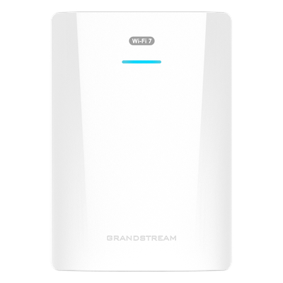 Punto de Acceso Wi-Fi 7 para Pared / GWN7670WM / MIMO 2x2:2 DL-UL OFDMA / Modulación 4096 QAM / 2.5G Ethernet PoE+ / Hasta 256 Clientes / QoS Avanzado / Cobertura 175 mts / Gestión Integrada y en l