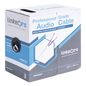 Cable para Audio Profesional de 2 Conductores Calibre 18 para Aplicaciones de Audio y Automatización Bobina de 152 Metros (500 Pies)