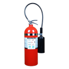 Extintor de CO2 / 20 lb (9.07 kg) / Descarga 18 s / Alcance 1.2-2.4 m (4-8 ft) / Fuego Clase B y C / UL Listado / -30°C a 49°C (-22°F a 120°F)