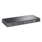 Switch no administrable de 16 puertos 10/100/1000Mbps y PoE af/at, 2 puertos SFP hasta 250W.