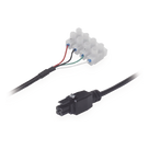 Cable de Potencia / Terminal de Tornillo 4 Vías / Conector 4-Pin 3 mm / 26 AWG / 2000 mm (6.56 ft) / Codificación por Color