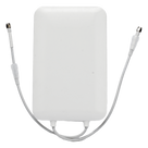 Antena Sectorial / Doble Banda 2.4/5 GHz / Ganancia 15 dBi / Ángulo Horizontal 90° / Conectores RPSMA / Resistente a Viento 60 m/s