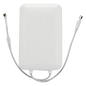 Antena Sectorial / Doble Banda 2.4/5 GHz / Ganancia 15 dBi / Ángulo Horizontal 90° / Conectores RPSMA / Resistente a Viento 60 m/s