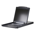 Conmutador KVM LCD / 19' LED / 8 Puertos / VGA / USB y PS/2 / 1280x1024 a 75 Hz / Control en Cascada hasta 128 Ordenadores