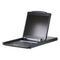 Conmutador KVM LCD / 19' LED / 8 Puertos / VGA / USB y PS/2 / 1280x1024 a 75 Hz / Control en Cascada hasta 128 Ordenadores