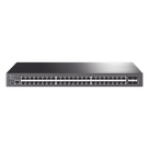 Switch Administrable / 48 Puertos Gigabit / 4 Puertos SFP+ 10G / Rendimiento 176 Gbps / Sin Ventilador / Gestión Centralizada en la Nube
