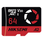 Memoria microSDXC / 64 GB / Lectura 180 MB/s / Escritura 150 MB/s / V30 U3 A2 / Resistencia -25°C a 85°C (-13°F a 185°F)