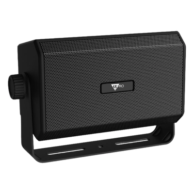 Altavoz Externo Compacto / 10W 8 Ohm / Perfil Bajo / Soporte Ajustable 180° / Conector 3.5 mm / Compatible CB GMRS Marina Radioafición