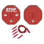 Alarma Multifunción Exit Stopper® Con Bocina Remota, Para Puertas Dobles, Solo Interiores