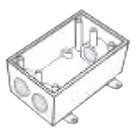 Caja Condulet FS / 1/2\" (12.7 mm) / 3 Bocas / Aluminio Diecast / Intemperie / UL 514 / CSA C22.2