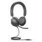 Jabra Jabra Evolve 2 40SE, Auricular stereo versión MS con aislamiento de ruido, conexión USB-A y indicador de ocupado (Busylight) (24189-999-999)
