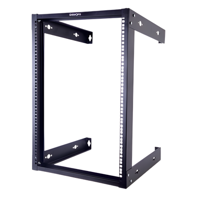 Rack Abierto de montaje en Pared, de 19in, 16 unidades de rack
