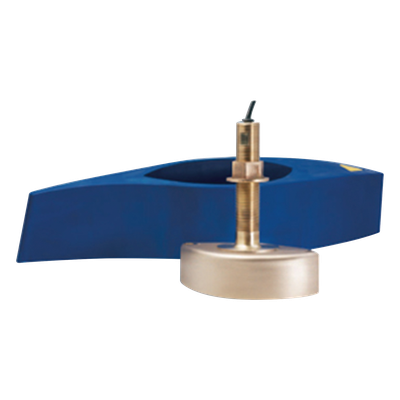 Sensor de Profundidad y Temperatura B258 / 1 kW RMS / Frecuencias Duales 50-200 kHz / Rango de Profundidad 500 m / Bronce / Instalación Thru-Hull / Compatible con Ecosonda BSM-1