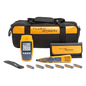 Kit Profesional de Verificador de Red MicroScanner PoE, para Comprobación de Redes de Voz, Datos, Video y PoE 802.3af, at, bt y UPOE, con Pantalla LCD Retroiluminada