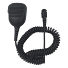 Micrófono para Radio Móvil / Conector Redondo Multipolo / IP54 / Cable Kevlar 40 kg / PTT para Guantes / Diseño Retráctil