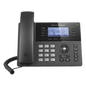 Teléfono IP Gama media de 8 Líneas con 4 teclas de función, 32 teclas de extensión BLF digital y conferencia de 5 vías PoE Gigabit