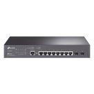 Switch Gigabit Administrable / 8 Puertos RJ45 + 2 SFP / 20 Gbps / SDN Omada / QoS 8 Colas / IPv4/IPv6