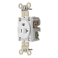 Contacto Sencillo / 20 A / 125 V / 2 Polos 3 Hilos / NEMA 5-20R / Grado Industrial / 1.19 x 3.28 x 1.63 in (30.22 x 83.31 x 41.40 mm)