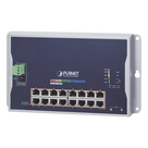 Switch Industrial Administrable Capa 2 de Pared / 16 Puertos PoE 802.3at Gigabit / 2 Puertos SFP / IP40 / -10 a 60 °C / 240W
