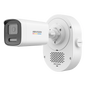 Bala IP 4 Megapixel / ColorVu 3.0 + SoundMax / Lente 4 mm / Dual Light 50 mts (164 ft) IR + Luz Blanca / Bocina + Micrófono Integrados / AcuSense Lite / Exterior IP67 / WDR 120 dB / PoE / Micro SD
