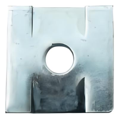 Tope Unicanal Plano para Tornillo de 1/2\" (13 mm).