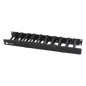 Organizador de Cable Horizontal RouteIT, Sencillo, Para Rack de 19in, 4in de profundidad, 1UR
