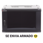 Gabinete PRECISION, Con Puerta de Cristal Templado, de 19in, 6UR, 450mm de Profundidad, Color Negro