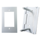 Tapa universal INKA y soporte de PVC auto extinguible y aluminio (8181-80002)