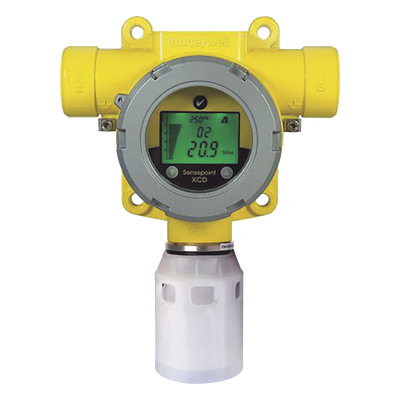 Detector fijo de gas industrial con sensor electroquímico de monóxido de carbono, salida 4-20 mA y Modbus, carcasa de aluminio IP66, certificado UL/c-UL/INMETRO