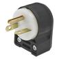 Clavija Entrada Recta/ 20 A 250 V CA/ 2 Polos 3 Hilos/ Nema 6-20 P/Grado Comercial - Industrial.