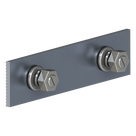Conector de empalme / Aluminio anodizado / Riel 21 / Diseño compacto
