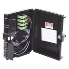 Caja de Empalme para Fibra Óptica / 24 Fusiones / 16 Puertos Drop FTTx / IP65 / Splitter 1x16 SC/APC / -40°C a +85°C