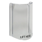 Cubierta Protectora / Policarbonato Superresistente / Sin Alarma / Montaje por Pestañas / 135x89x45 mm / -40 a 49°C