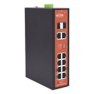 Switch PoE Industrial No administrable / Puertos 1-2 PoE 802.3 af/at y PoE 24 Vcc Pasivo 30W / Puertos 3-4 PoE 802.3 af/at/bt Hasta 60W / Puertos 5-8 PoE 802.3 af/at Hasta 30W / Los 8 puertos son G