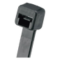 Cincho de Nylon 6.6, de 203mm largo x 3.6mm ancho, Color Negro. Paquete de 1000 Piezas