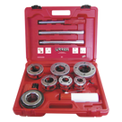 Juego de Tarraja para Tubo / 9 Piezas / Rosca Derecha NPT 1/2\" a 2\" / Portafolio Plástico Rígido / Incluye Aceite Lubricante