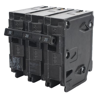 Interruptor automático enchufable tipo QP 3 polos, 20 amp