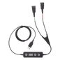 Jabra Link 265 USB/QD cable de entrenamiento, para conectar 2 diademas simultaneas con puerto USB (265-09)
