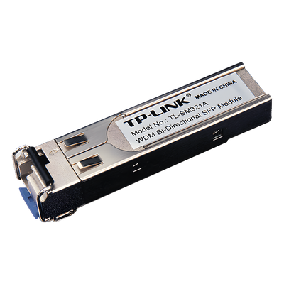Transceptor mini-GBIC / SFP WDM Bi-Direccional / Monomodo 1GBase / Distancia 10 KM / Conector LC / (Necesita el modelo TL-SM321B para enlazar)