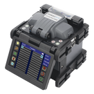 Fusionadora de Fibra Óptica / Ribbon 12 Hilos / Alineación por Núcleo / 6 Motores / Empalme 5 s / Pantalla Táctil 5\" / IP54