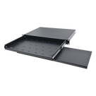 Charola Abatible para Teclado y Ratón / Rack 19\" / 1U / Superficie Antideslizante / Instalación Rápida