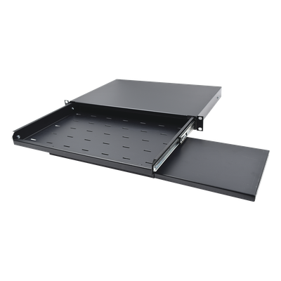 Charola Abatible para Teclado y Ratón con Rack de 19\", 1UR